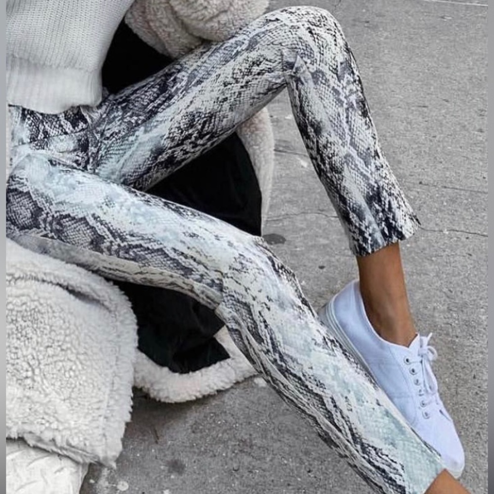 Zara basic printed pant